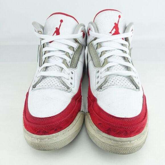 NIKE Air Jordan 3 III Retro Tinker White/Red Size 13 Men Basketball Shoes main image 5